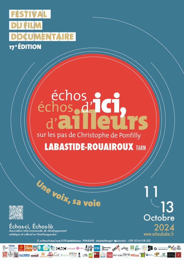 affiche du festival echos d'ici